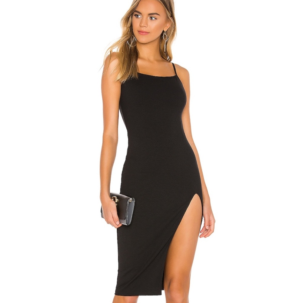 Superdown Candice Slit Midi Dress